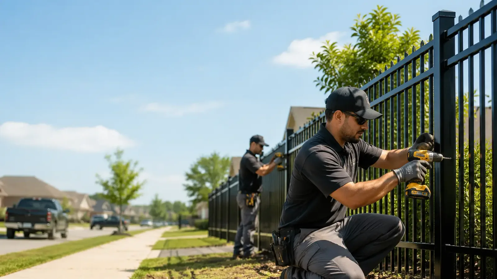 Metal Fence Installation in Louisville, IL